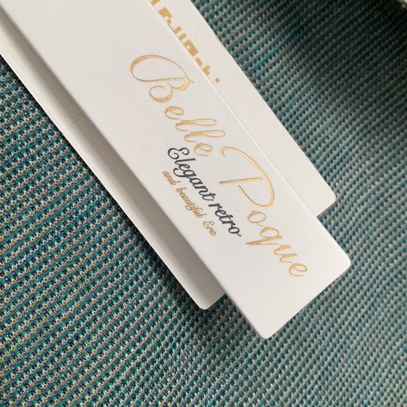 Belle Poque cropped blazer/cardigan with sparkly silver thread size small - Picture 4 of 6